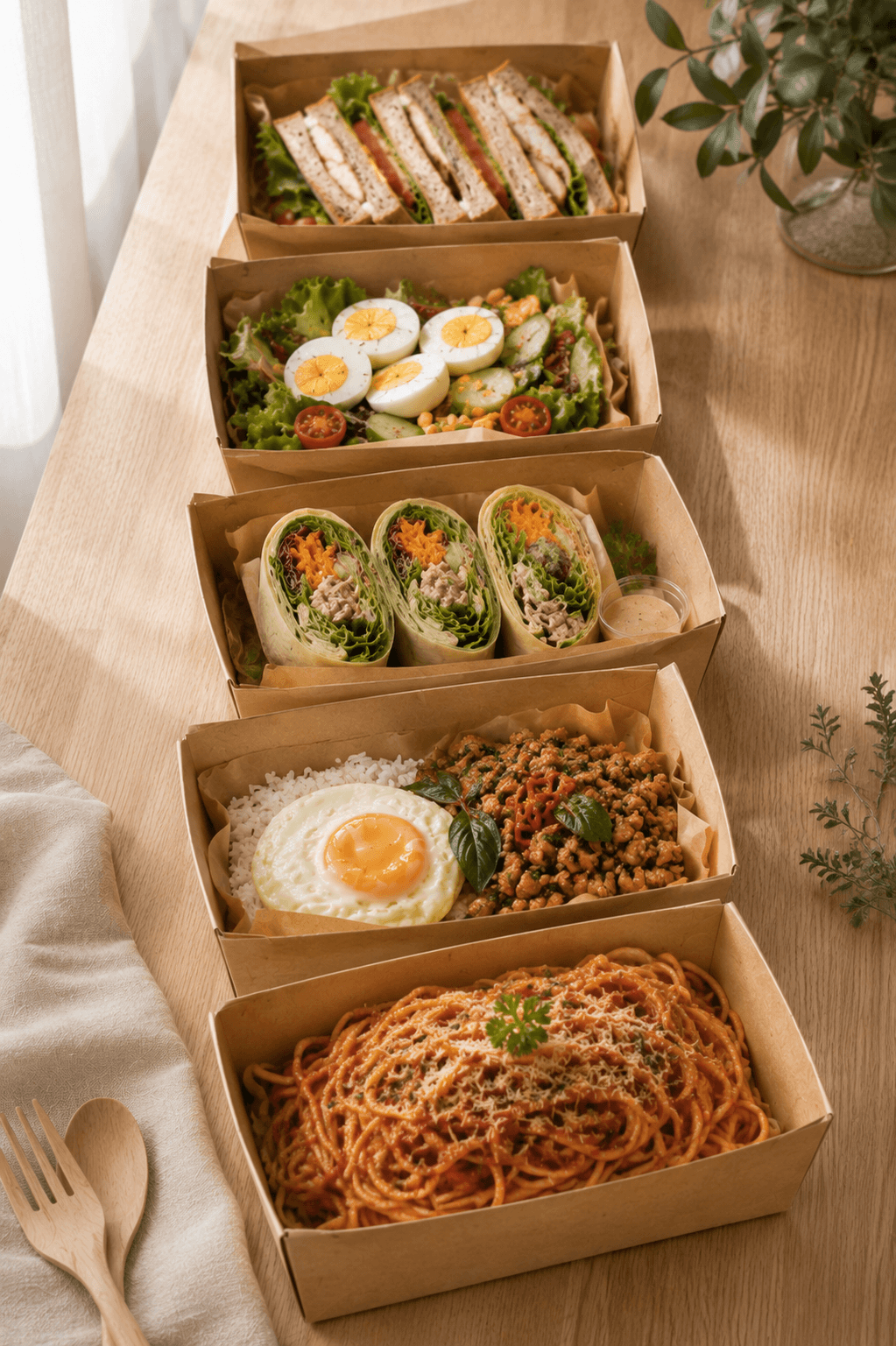 Cloud Kitchen Meal Boxes
